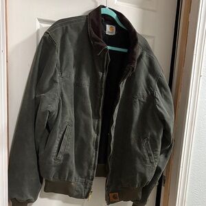 Carhartt Olive Bomber Jacket